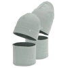 Czapka i komin dla chłopca, jesienny, wiosenny komplet, bawełniany, szary Lumosz-3