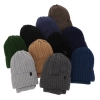 Czapka i komin dla chłopca zimowy komplet, camel, z wełną merino, podszyty polarem Kairo-5