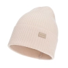 Czapka damska zimowa, wiosenna, jasnoróżowa, 100% wełniana merino Sophie-2