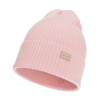Czapka damska zimowa, wiosenna, jasnoróżowa, 100% wełniana merino Sophie-2