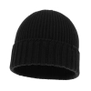 Czapka zimowa męska, czarna, 100% wełniana merino, bezszwowa Bruner-2
