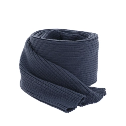 Szalik zimowy męski, niebieski, 100% wełniana merino Brayan-1