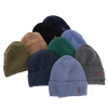 Czapka i komin dla chłopca jesienny, wiosenny komplet, niebieski, 100% wełniany merino Bruce-6