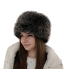 Czapka zimowa damska, podszyta polarem z wełny merino, kremowa Holly-4