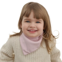 Chusta jesienna, wiosenna dla dziewczynki, różowa, bawełniana Lucy-1