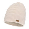 Czapka zimowa damska, jasnoróżowa, z wełną merino Shila-2