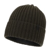 Czapka zimowa męska, khaki, z wełną merino, Tyrol-1