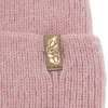 Czapka zimowa damska, różowa, z wełną merino Tahoe-3