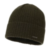 Czapka zimowa męska, khaki, z wełną merino Baltor-1