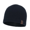 Czapka zimowa męska, granatowa, z wełną merino Bird-2