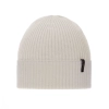 Czapka zimowa, jesienna, wiosenna damska, kremowa, 100% wełniana merino Megan-1