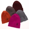 Czapka zimowa, jesienna, wiosenna damska, kremowa, 100% wełniana merino Megan-5