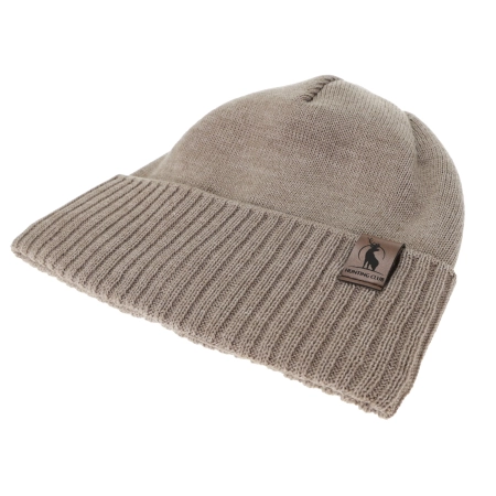 Czapka zimowa męska, khaki, myśliwska, z wełną merino Hogan-6