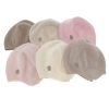 Czapka jesienna, wiosenna dla dziewczynki, beżowa, wełna merino z kaszmirem, wiązana Orida-5