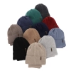 Czapka i komin dla chłopca zimowy komplet, ciemnoniebieski, 100% wełniany merino Wilson-4