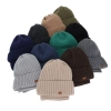 Czapka i komin dla chłopca, zimowy komplet, 100% wełniany merino, niebieski Umberto-6