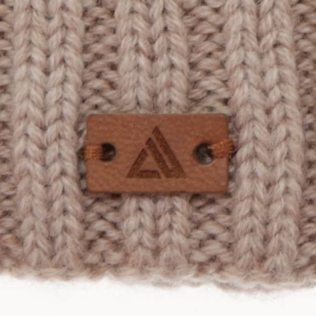 Czapka i komin dla chłopca, zimowy komplet, 100% wełniany merino, niebieski Umberto-4