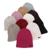 Czapka zimowa damska, bordowa, z wełną merino Soletta-6