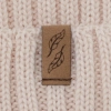 Czapka zimowa damska, amarantowa, z wełną merino, Zamira-3