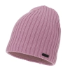 Czapka zimowa damska, fioletowa, z wełną merino Soletta-2