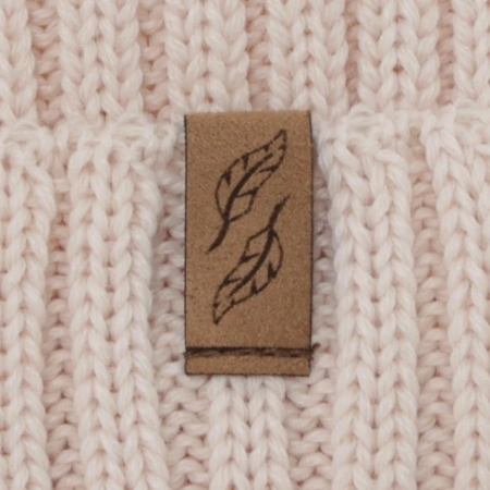 Czapka zimowa damska, fioletowa, z wełną merino, Zamira-5