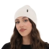 Czapka zimowa, jesienna, wiosenna damska, jasnoróżowa, 100% wełniana merino Megan-3
