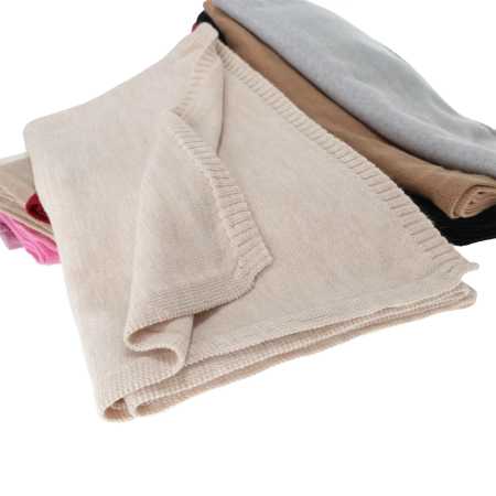 Szalik zimowy damski, amarantowy, 100% wełniany merino Elonia-5