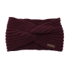 Opaska zimowa damska, burgundowa, 100% wełniana merino Veka-2