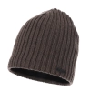 Czapka zimowa damska, brązowa, z wełną merino Soletta-2
