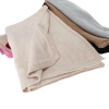 Szalik zimowy damski, różowy, 100% wełniany merino Elonia-4
