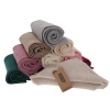 Szalik zimowy damski, brązowy, 100% wełniany merino, Jessica-6