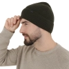 Czapka zimowa męska, khaki, wełna merino z kaszmirem, Arwen-4