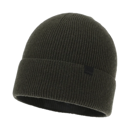 Czapka zimowa męska, khaki, wełna merino z kaszmirem, Arwen-2