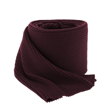 Szalik zimowy damski, burgundowy, 100% wełniany merino, Jessica-1