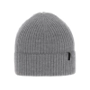 Czapka zimowa męska, szara, 100% wełniana merino, Thorin-2