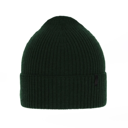 Czapka zimowa męska, zielona, 100% wełniana merino Thorin-2