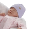 Czapka bawełniana jesienna, wiosenna dla dziewczynki, kremowa Ferila-5