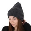 Czapka zimowa damska, biała, 100% wełniana merino Ariga-11
