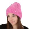 Czapka zimowa damska, szara, 100% wełniana merino Ariga-10