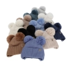 Czapka zimowa dla chłopca, szara, 100% wełniana merino, podszyta wełnianym polarem, Kovu-3