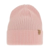 Czapka zimowa damska, różowa, 100% wełniana merino Isla-2