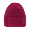 Czapka zimowa damska, różowa, z wełną merino Febe-2