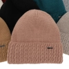 Czapka zimowa damska, różowa, z wełną merino Febe-3