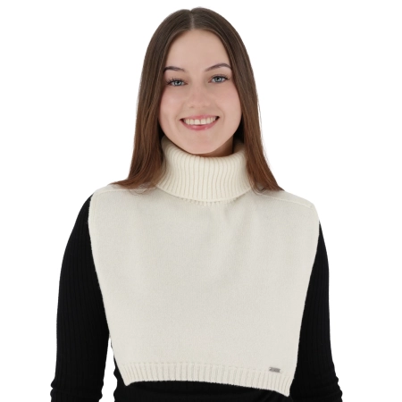 Golf jesienny, zimowy damski, kremowy, wełna merino z kaszmirem, Zella-1
