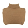 Golf jesienny, zimowy damski, camel, wełna merino z kaszmirem, Zella-2