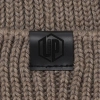 Czapka zimowa męska dokerka, bordowa, 100% wełniana merino, bezszwowa Smoky-2