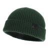 Czapka zimowa męska dokerka, zielona, 100% wełniana merino, bezszwowa Smoky-2