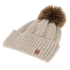 Czapka i szalik damski, zimowy komplet, czarny, Meribel-3