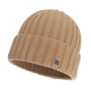 Czapka zimowa męska, camel, wełna merino z kaszmirem, Zalero-2