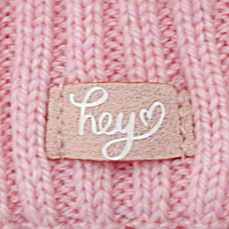 Czapka jesienna, wiosenna dla dziewczynki, 100% wełniana merino, fioletowa Koya-2